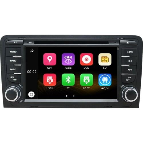 Android For Audi A3 8P S3 2003 2004-2012 Touch Car Screen Auto Radio Recorder Multimedia Player Stereo Head Unit GPS Navigatie