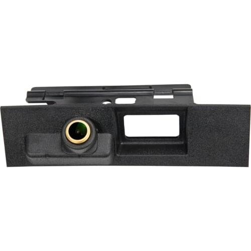 Misayaee Golden HD 1280x720P Car CCD Rear View Reverse Parking Camera Trunk Handle for Ford Mondeo 2014-2020 Night Vision