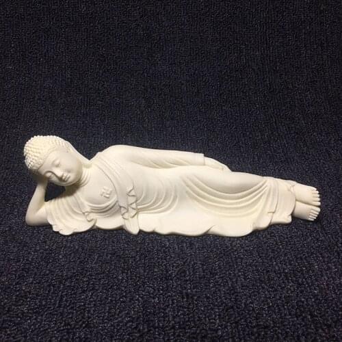 White Tathagata Buddha statue statue Modern art sculpture Chinese figure Buddha Home decor feng shui figurines free delivery