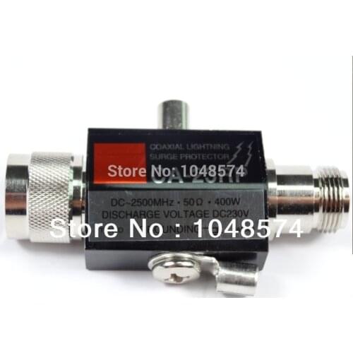 Free Shipping N Male to N Female CA-23RP Coaxial Lightning Surge Protector Arrester