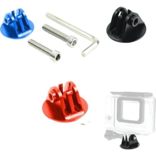 For Gopro Bicycle Headset Top Cap Holder Mount Adapter Bracket With Screw For Gopro 9 8 7 6 5 Sjcam for Osmo Sony Camera Base