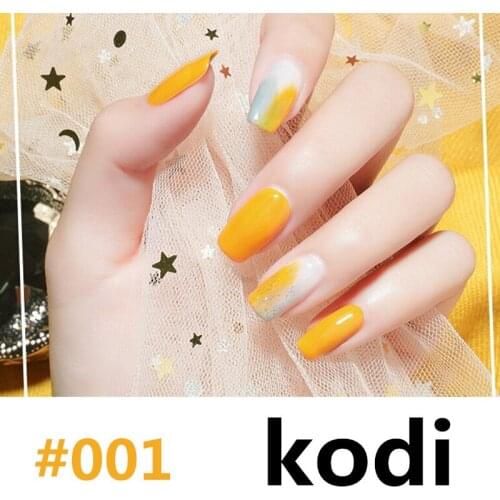 KODI GEL 12ML Glitter Gel Nail Polish Long-Lasting Rubble Base Top LED UV Gel Varnish Shinning Sequins Top Gel