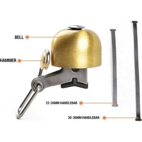 Retro Classical Bicycle Bell Clear Loud Sound MTB Road Bike Folding Bikes Handlebar Copper Ring Horn Safety Warning Alarm ring