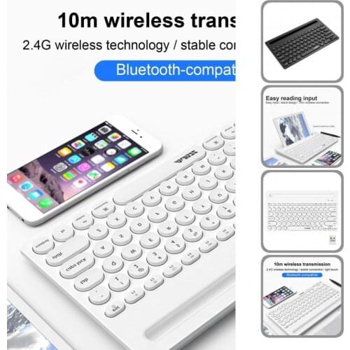 79 Keys AJAZZ Durable Integrated Bracket Laptop Keyboard Lightweight PC Keyboard Power-saving for Desktop