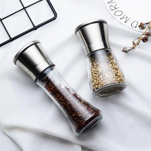 Salt and Pepper Grinder Set, Salt and Pepper Mill Set 2pcs