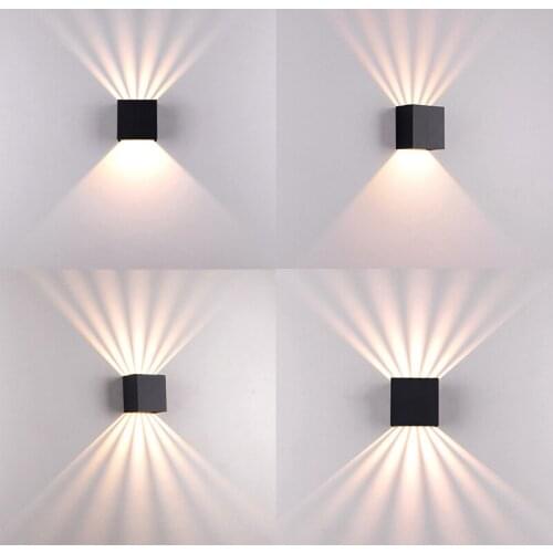 Outdoor & Indoor Wall Light Decoration Sconces Waterproof Balcony LED Lighting Fixtures Modern Up Down Lights Adjustable Angle