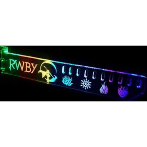 Newest Hot RGB Flashing More different LED Luminous Computer Main Box Graphics Cards Support Frame Display Card PCI GTX HIS