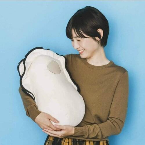 New Lovely Oyster Soft Pillow Ocean Animal Stuffed Plush Toys White Animal Doll Toys for Children Cute Home Decor Gift for Kids