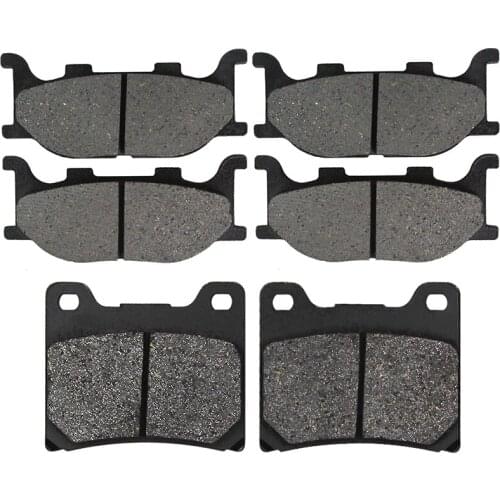 Motorcycle 3 Pairs Front and Rear Brake Pads for Yamaha XVS1100 Dragstar 1999-2004 XVS 1100 A Dragstar Classic 2000-2007