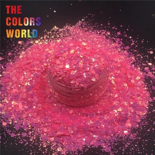 TCT-329 Hexagon Shape Chunky Nails Glitter Nail Art Decoration Body Glitter FacePaint Body Art Makeup Tumblers Craft Accessoires