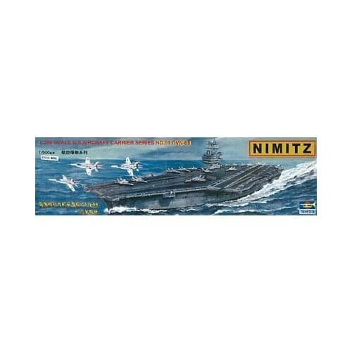 Trumpeter 05201 1/500 Motor USS CVN-68 Nimitz Aircraft Carrier Battleship Model TH07628-SMT6