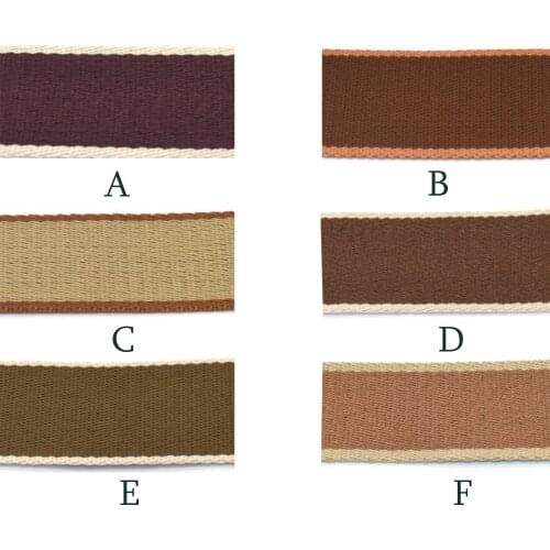 Heavy Weight Webbing Cotton Webbing 1.5" Polyester Ribbon Nylon Fabric Canvas Webbing Key Fobs Strap Webbing for Purse Strap