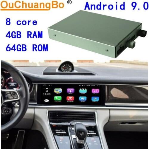Ouchuangbo intergrated smart decoder box for Panamera E-Hybrid Hatchback 2017-2020 with android 9.0 system 4GB RAM 64GB ROM