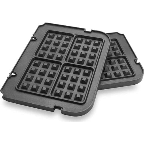 Waffle Plates for Cuisinart Griddler GR-4N/5B/6 /GRID-8N Series (Not for Old GR-4/GRID-8/GR-300WS/GR150 Deluxe/ GR300WSP1 Elite)