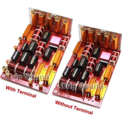 1pcs 3 Way 3 Unit 1500W Hi-Fi Crossover Audio Stage Speaker Loudspeaker High Power Frequency Divider Filters