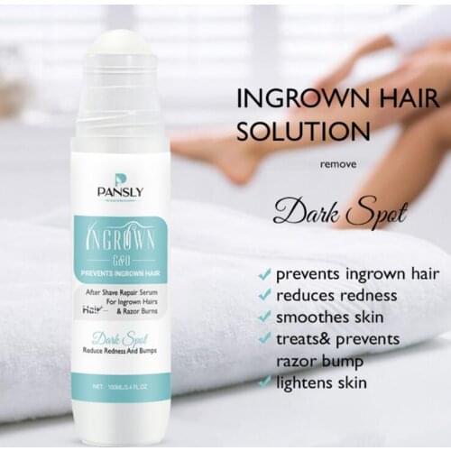 100ml Ingrown Hair treatment After Shave Razor Bump Stopper Reduce Dark Spots Redness for Men Women Razor Burns Solution