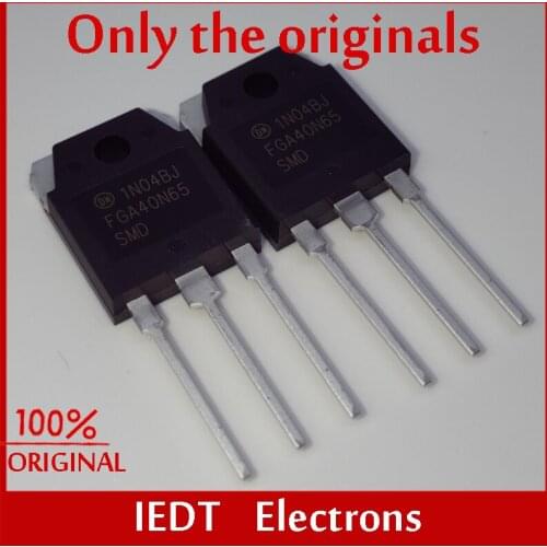 100% nuevo, original, importado, FGA40N65SMD, FGA40N65 TO-247, de uso común, 40A, 650V