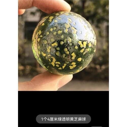 Free shipping 4pcs/lot 40mm large glass marbles Large sesame glass ball Tank large marble decoration ball bead curtain