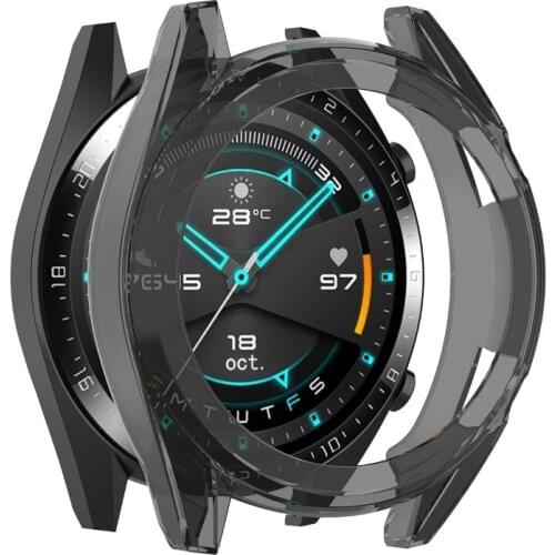 42/46mm TPU Smart Watch Bumper Case Protective Cover Shell for Huawei Watch GT 2