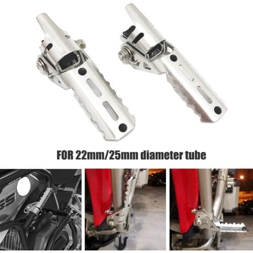 For BMW R1200GS LC R 1200 GS adv R1250GS adventure 2013-2021 Motorcycle Highway Front Foot Pegs Folding Footrests Clamps 25mm