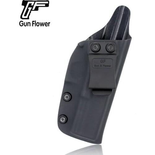 Gun&Flower Glock 17/22/31 IWB Kydex Holster Inside Concealed Handgun Pouch Case Right Hand Black