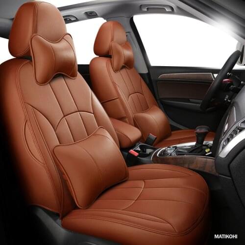 MATIKOHI Custom Leather car seat cover For Opel Astra Antara Vectra Zafira Chery Tiggo 3 5 7 QQ A3 A2 A1 ARRIZO 7 5 3 M7 aut