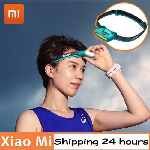 NEXTOOL LED Headlamp Rechargeable Head Lamp Zoom Waterproof Headlight Flashlight Three Light Switch Modes USB Charging Camping