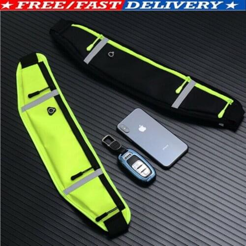 New Unisex Ultra-thin Pocket Waist Belt Bag Man Women Waterproof Lycra Portable Outdoor Sports Small Fanny Pack Bum Hip Bag