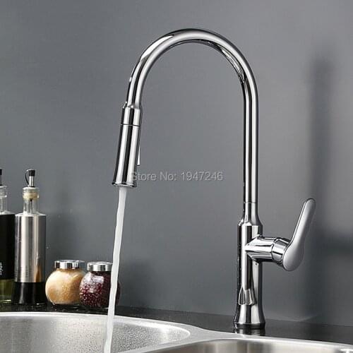 Factory Direct Polish Copper Water Saver Filter Swivel Robinet Para Torneira Chrome White Sink Mixer Pull-out Kitchen Faucet Tap
