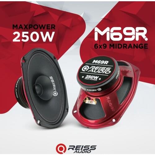 6X9 MIDRANGE 100RMS 250W 2PIECES IN THE BOX RS-M69R