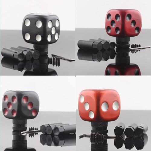 Lucky DICE Style Gear Shift Knob Car Truck Manual Gear Shift Knob Lever Shifter Gear Stick Interior Accessories Decoration