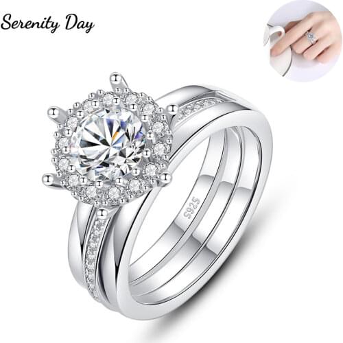 Serenity Day Paired Rings