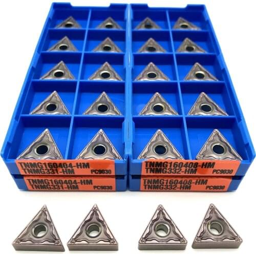 TNMG160408 HM PC9030 TNMG160408 HM NC3030 High Quality Internal Turning Tool CNC Turning Inserts For Steel processing Tools
