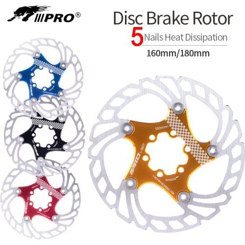 IIIPRO 160mm 180mm MTB Mountain Bike Brake Disc Cooling Ffloating Disc Cooling Floating Rotor 6 Bbolt Bicycle Parts
