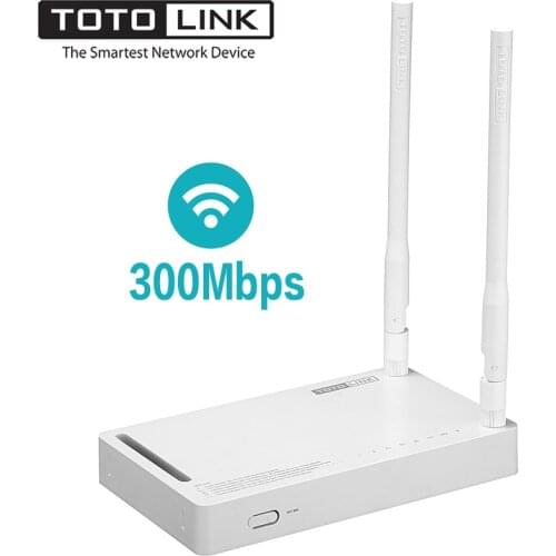 TOTOLINK N300RH V4 300Mbps Long Range Wireless Router with 2*11dBi Strong Signal Antennas 2.4GHz Wi-Fi Repeater English Firmware