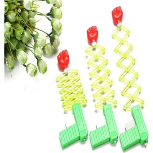 Funny Child Kids plastic Party Festival Gift Retractable Fist Shooter Trick Toy Gun Just For fun Classic Elastic Telescopic Fist