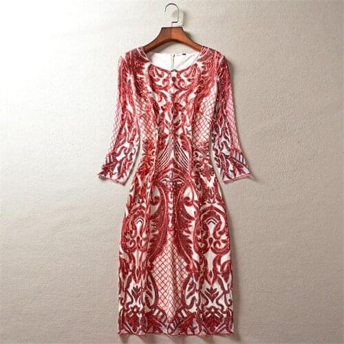 Plus Size 4XL 5XL Women Clothing 2021 Spring Designers Luxury Sequined Mesh Party Dress Sexy Annual Evening Robe Femme Vestidos