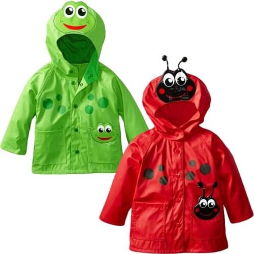 2020 new childrens windbreaker kids spring & autumn jackets Boys cartoon waterproof coat Girls fashion colorful jackets 1-6Y