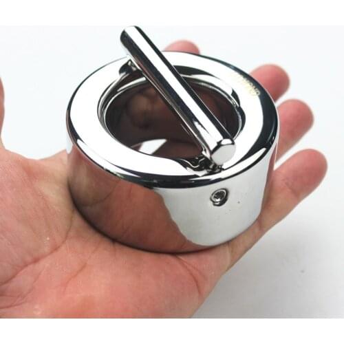 7 Sizes Stainless Steel Scrotal Pendants Stretching Ring Testicle Balls Egg Pole Weight-Bearing Metal Sex Toys for Men BB-333