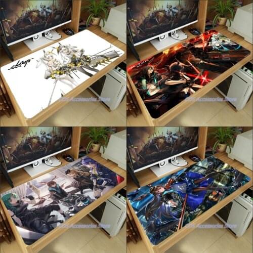 Anime Arknights Amiya Sexy Mouse Pad Mice Mat Large Thicken PC Laptop Keyboard Table Pad Gaming Play Mat Otaku Xmas Gifts