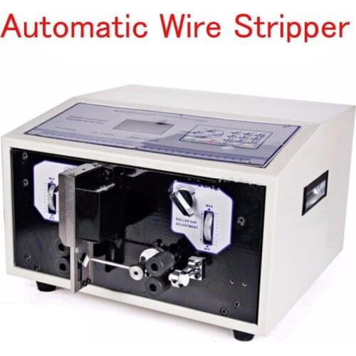 Automatic Wire Stripper 110-220V wire cutter 0.1-6mm2 SWT508D-II Computer strip machine with LCD display wire stripper tool