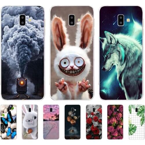 For Phone Case Samsung Galaxy j6 2018 Soft Silicone Case For Protector Fundas Samsung j6 Plus 2018 j600f j610f Capas Cover Coque