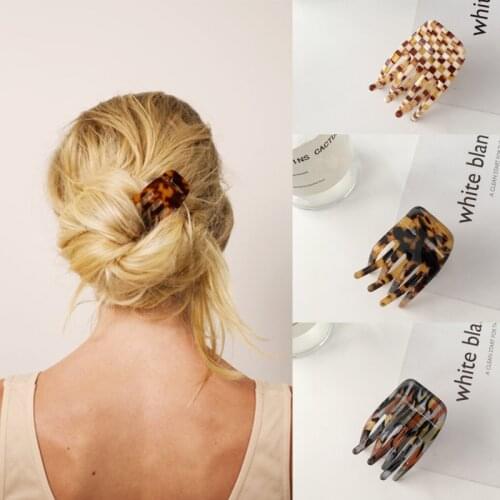 MYZW New Woman Korean Style Acetate Hair Claw Girls Hair Clips Trendy Hairpins Hair Accessories Hairgrip Barrettes Ornaments