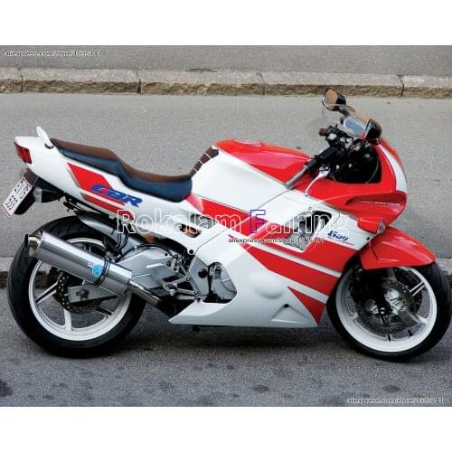 Cheap Body Kit For Honda CBR600 F2 91 92 93 94 CBR600F2 1991 1992 1993 1994 CBR600 Red White ABS Motorcycle Fairing