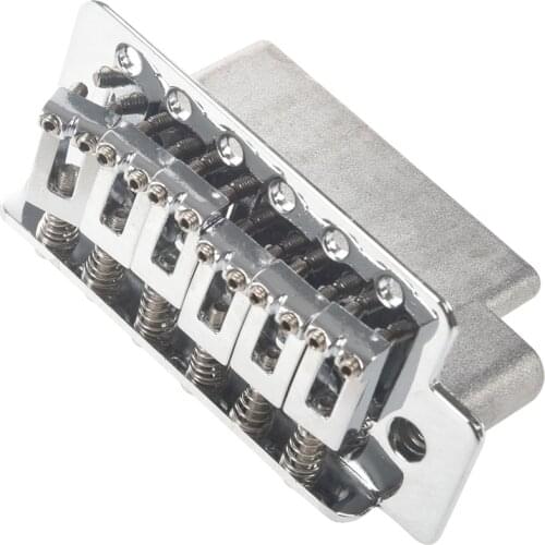 Electric Guitar Tremolo Bridge with Neck Plate for Fender Strat St Guitar Replacement