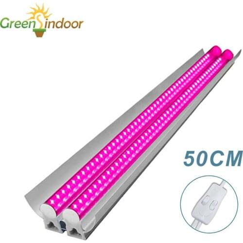 Phytolamp For Plants 50CM LED Grow Light 100W Full Spectrum Phyto Lamp For House Plants Orchids Indoor Greenhouse Hydroponics