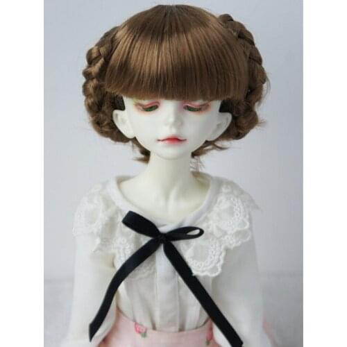 JD156 7-8inch 18-20CM Celine Ballet Synthetic mohair 1/4 MSD BJD doll wigs