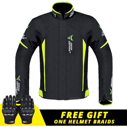 MOTOCENTRIC Motorcycle Jacket Man Winter Warterproof Moto Body Armor Racing Riding Windproof Motorbike Moto Jacket Clothing