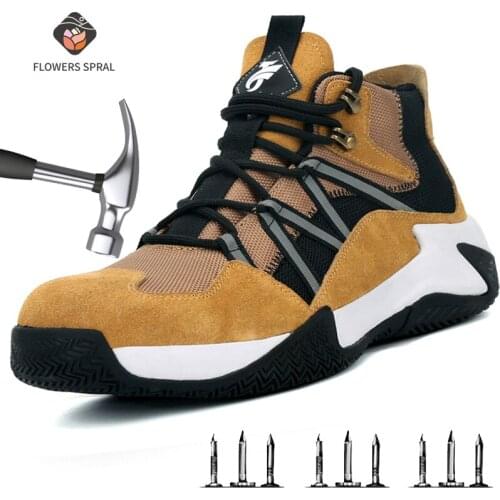 The New Type Of Safety Shoes Light Steel Toe Anti-Smashing Anti-Piercing Electrical Insulation And Wear-Resistant Safety Shoes