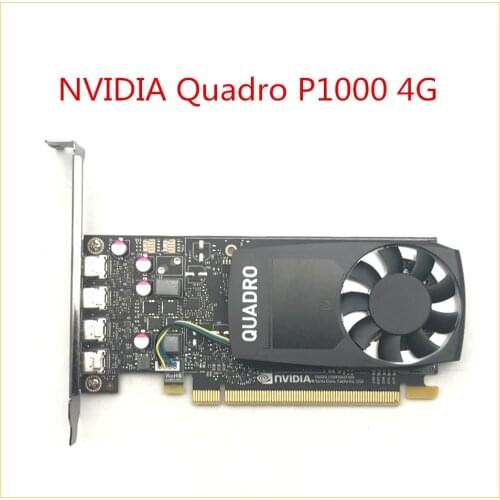 Original New Graphics Card Computer Video Cards NVIDIA Quadro P1000 4G Professional CUDA Core 640 Modeling Rendering Graphics